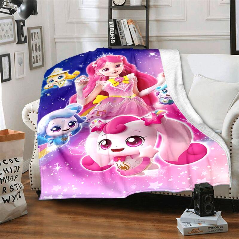 1pc Blanket Catch! Teenieping Print Design, Lightweight Blanket for Sofa, Bed- Soft &Warm, Gift for All Seasons like Christmas, Halloween