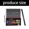 Acrylic Marker Pen Double Tip Illuminated Liquid Ink Pen Set for Students Artists Adults