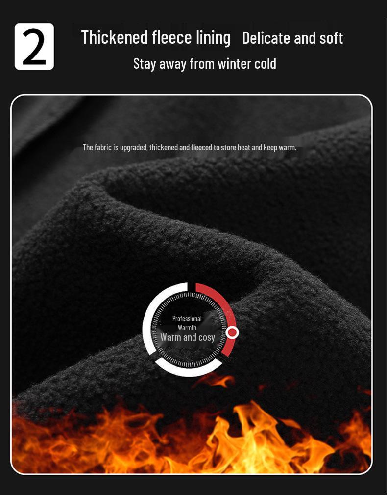 Unisex Windproof Softshell Pants: Warm, Wear-Resistant, and Waterproof for Autumn/Winter Outdoor Activities.