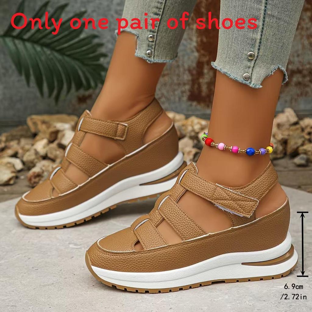 Casual Womens Summer Platform Sandals With Thick Rubber Sole For Comfortable Walks