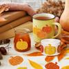 50-500pcs Glittering Pumpkin Sticker Halloween Gift Wrapping Label Scrapbook Stationery Stickers