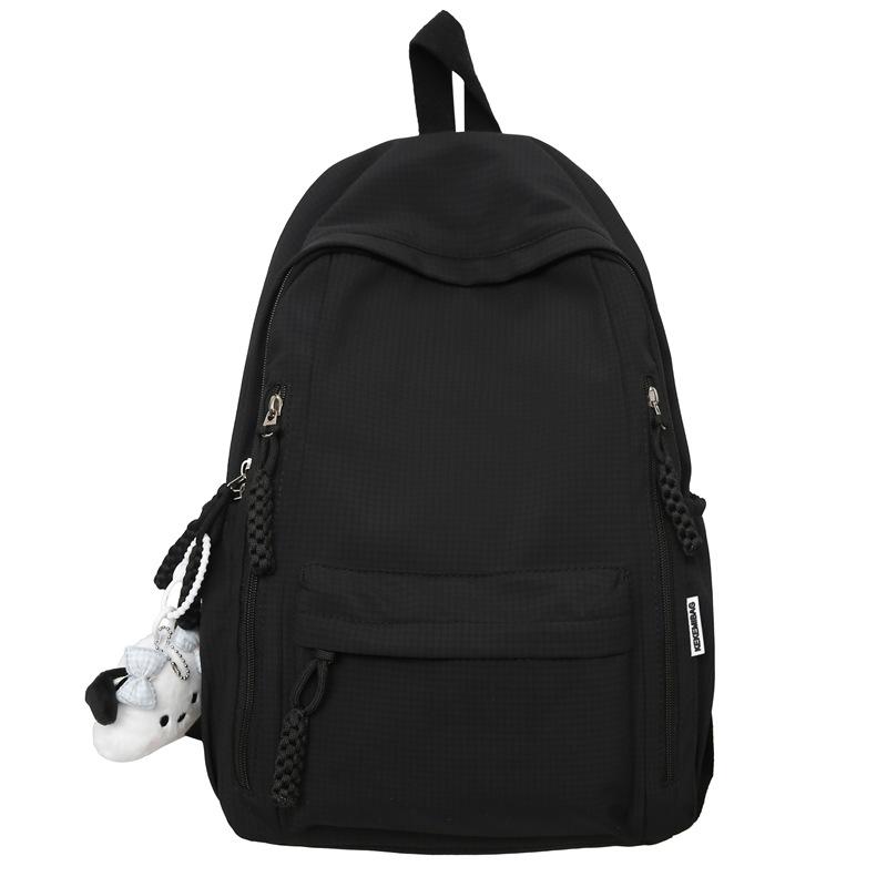 Schoolbag High-value New Cute Children's Mini Schoolbag Mori Sweet Wind Girl Cream Solid Color Versatile Backpack