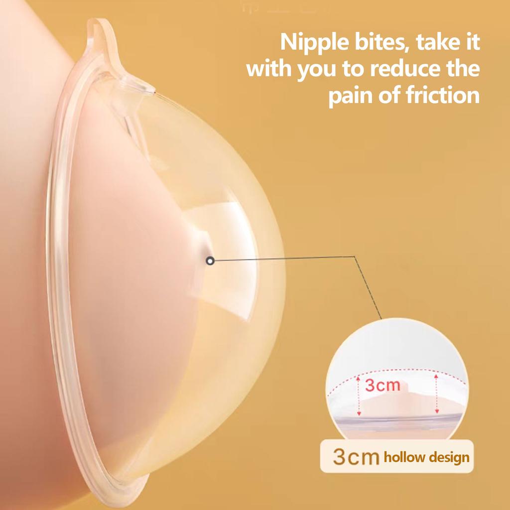 1Pcs Breastfeeding Breast Pads Washable Silicone Wearable Breast Pads Soft & Comfortable No Spillage, Postpartum Products