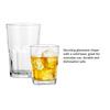 12 Piece Clear Glass Drinkware Set Perfect Juice Milk Water Mixed Drinks Indoor Outdoor Entertaining Dining Essentials