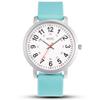 Infantry MDC 5ATM Waterproof Nurse Watch with Second Military Timepiece for Medical and Silicone Made In Hand, Students, Doctors, Nurses, Band, Teal,