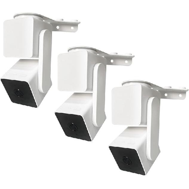 ALLICAVER Wyze Cam Pan V3 Mount, Wyze Cam Pan 270+ Degrees Outside/Inside Corner Wall Mount Bracket, Suitable for Wyze Pan CamV2 V3 Effectively