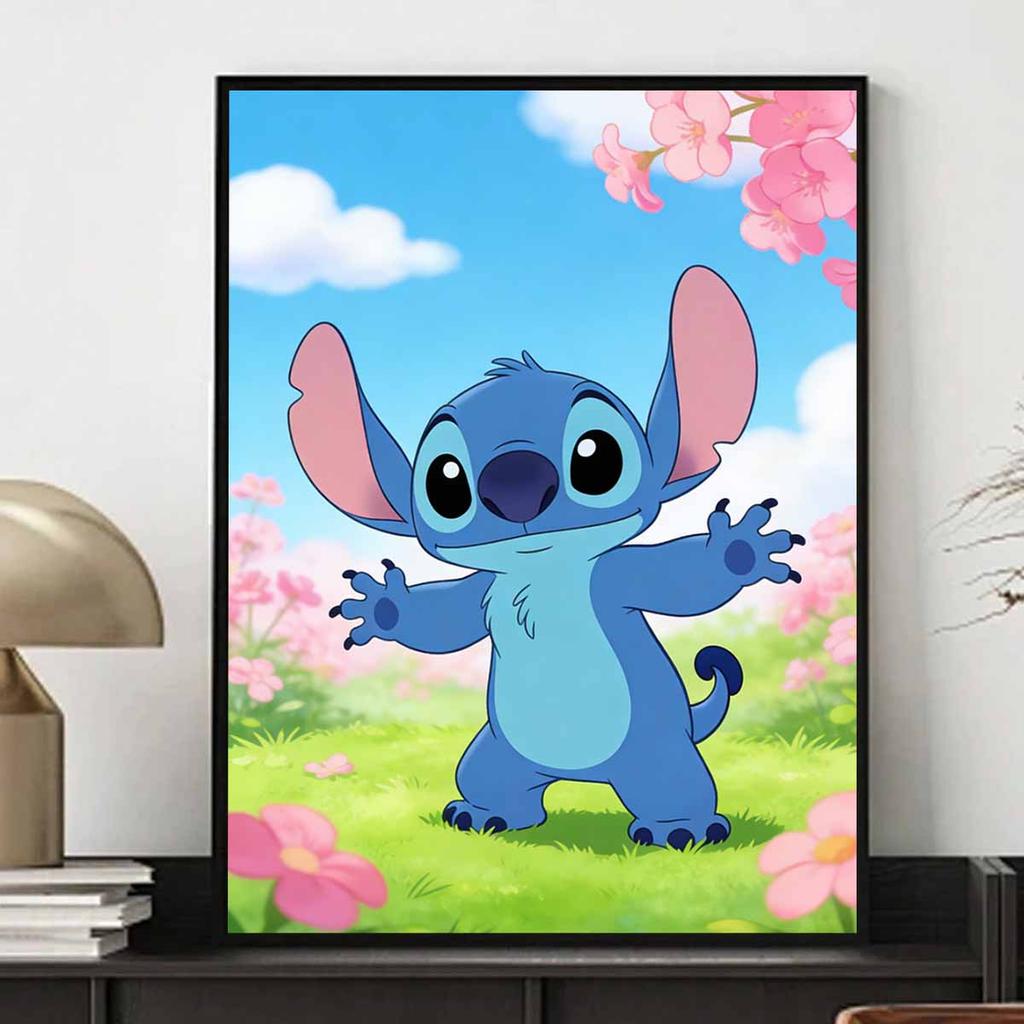 Disney Stitch Diamond Paint Art Kit Mosaic Painting Diamond Art Home Room Decor Gift
