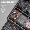 ProCase Watch PU Watch Storage Accessory Small Item Birthday Anniversary Gift Black Case, Material, 8-Watch Capacity, 2-Tier, Unisex, Box, Box, Case,