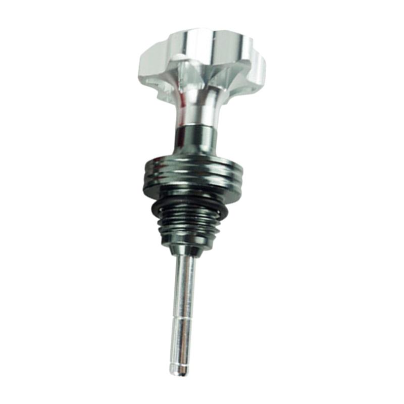Universal Fit Engine Oil Dipstick Cap for Motorcycle Aluminum Alloy Oil Level Gauge Easy Installation for 125cc Scooter