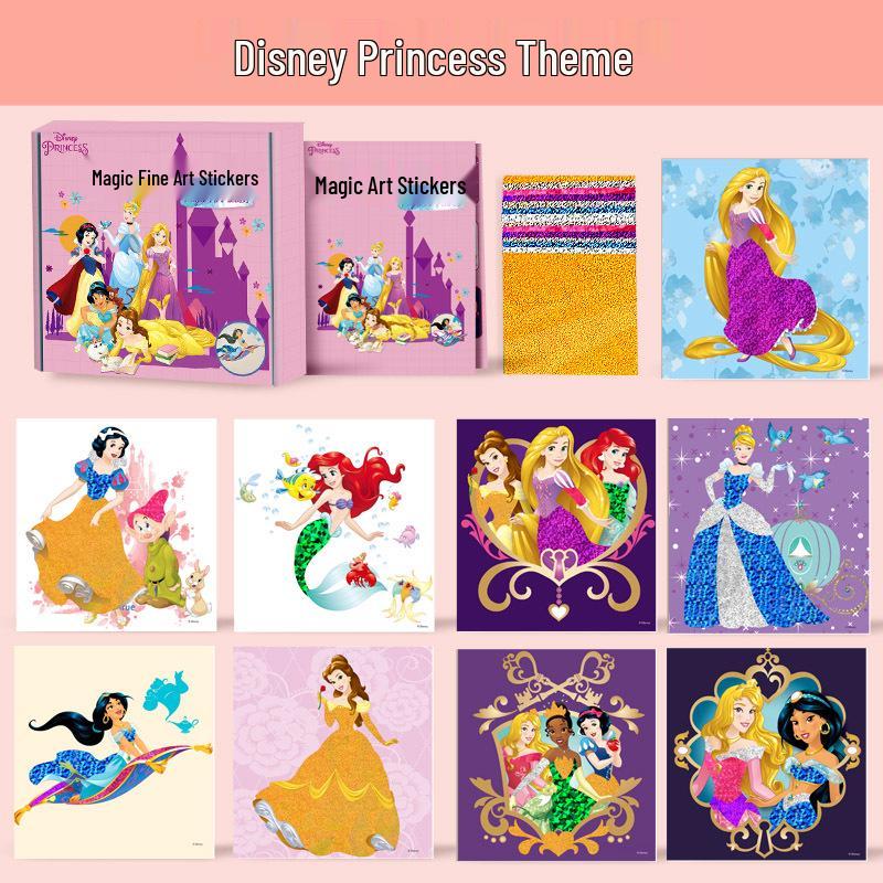 DIY Iridescent Magical Art Sticker Painting Set for Kids