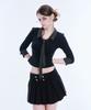 Akeumeseodeu Layered Tie Shirt (Black)
