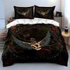 Stylish Skull Bird Decor Set Exquisite Three-Piece Bedding Set Gift For Kids And Adults