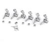6 Inline Metal Alloy Guitar Semi Closed Tuners Machine Heads Tuning Pegs Keys Set for Electric Guitar