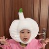 Soft Onion Headpiece Costume Hat Funny Fun Party Headwear Cartoon Plush Hat  for Men Women Kids
