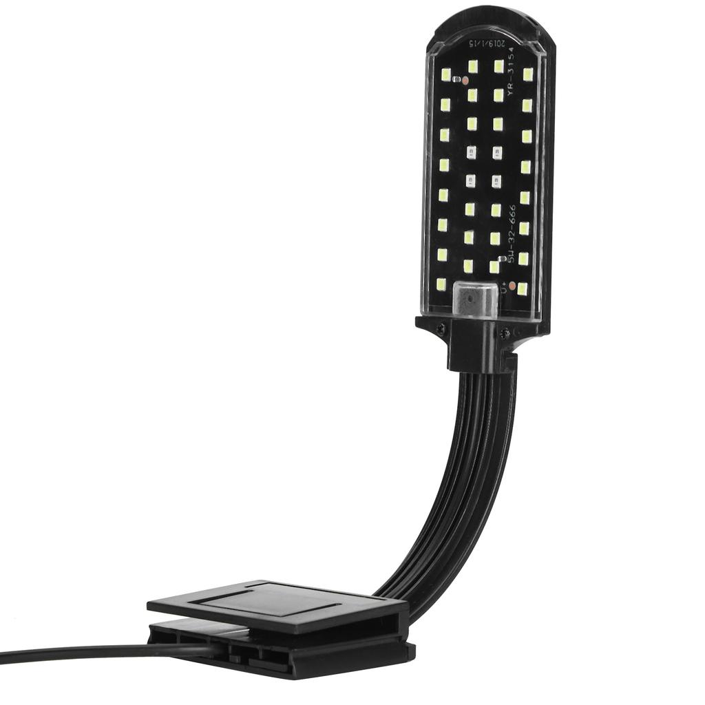 UltraThin Aquarium Lamp Clip Light LED Fish Tank Light 6MM Mini Thin Body