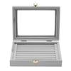 Earrings Ring Storage Square Box Holder Jewery Display Foldable Case
