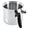 Milk Pot Saucepan with Water Jacket for Cooking Milk Sauces 2.5L
