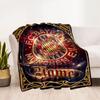 Bayern Munich Galaxy Fan Art Customize Your Name Blanket Throw Customizable Blanket Durable Comfort Suitable for Picnics Office Chair Seaside