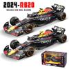 Burago 1:43 F1 Red Bull Racing Tag Heuer Rb20 #1 Verstappen #11 Perez Lega Auto Modello Die Cast Giocattolo Collezionabile Sf24
