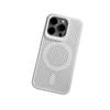 Summer honeycomb heat dissipation is suitable for iPhone17promax magnetic mobile phone case Apple 16 mesh matte 15 ultra-thin.