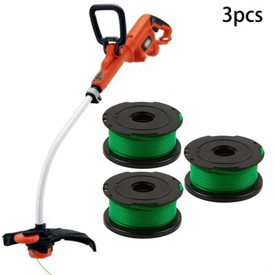 Bobina e filo da 3 pezzi per decespugliatore Black & Decker GL7033 GL8033 GL9035 A6482