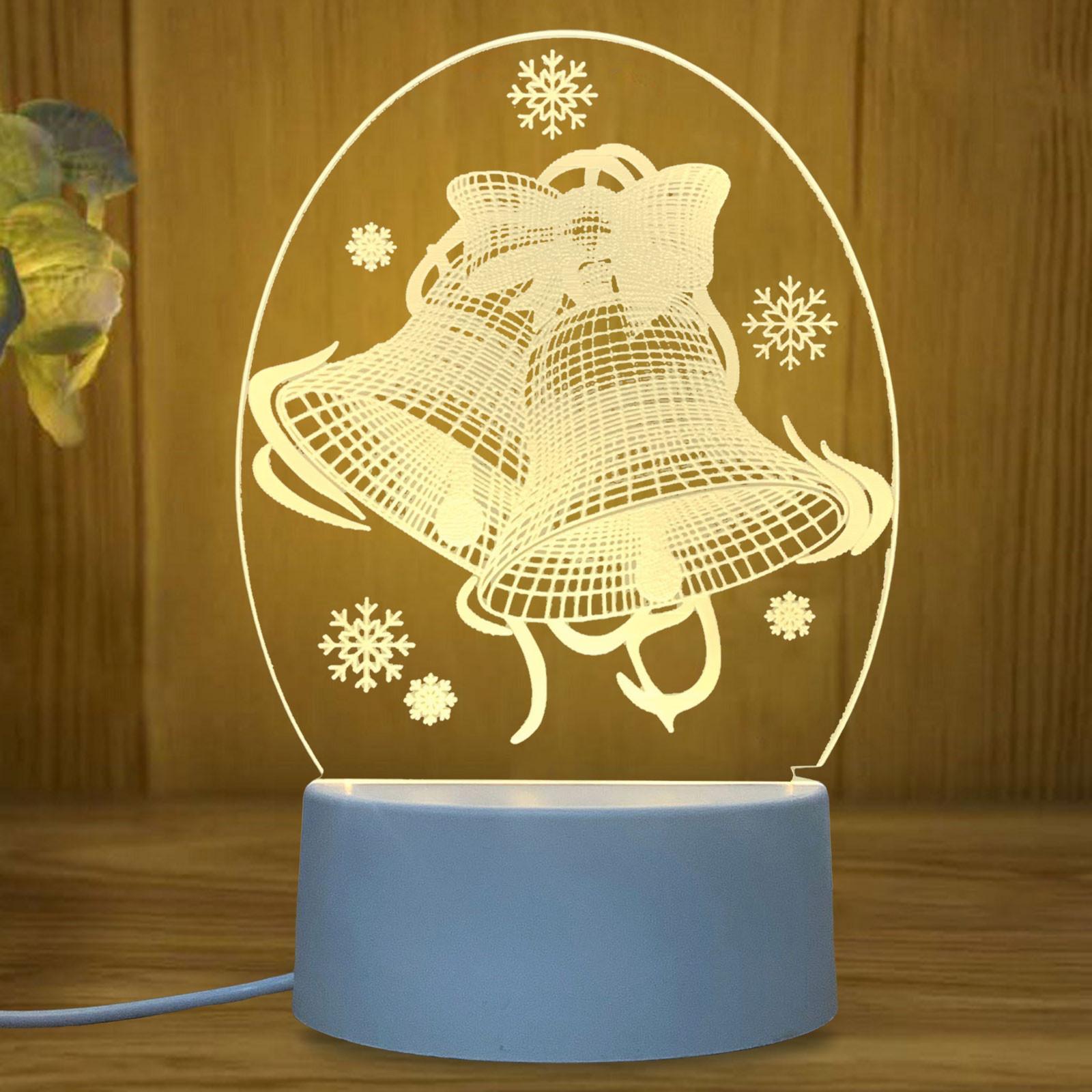 

3D Light Visual Night Light With 7 Color Gradient Control Night Light For Girls Boys Children Desk And Bedside And Room Decor