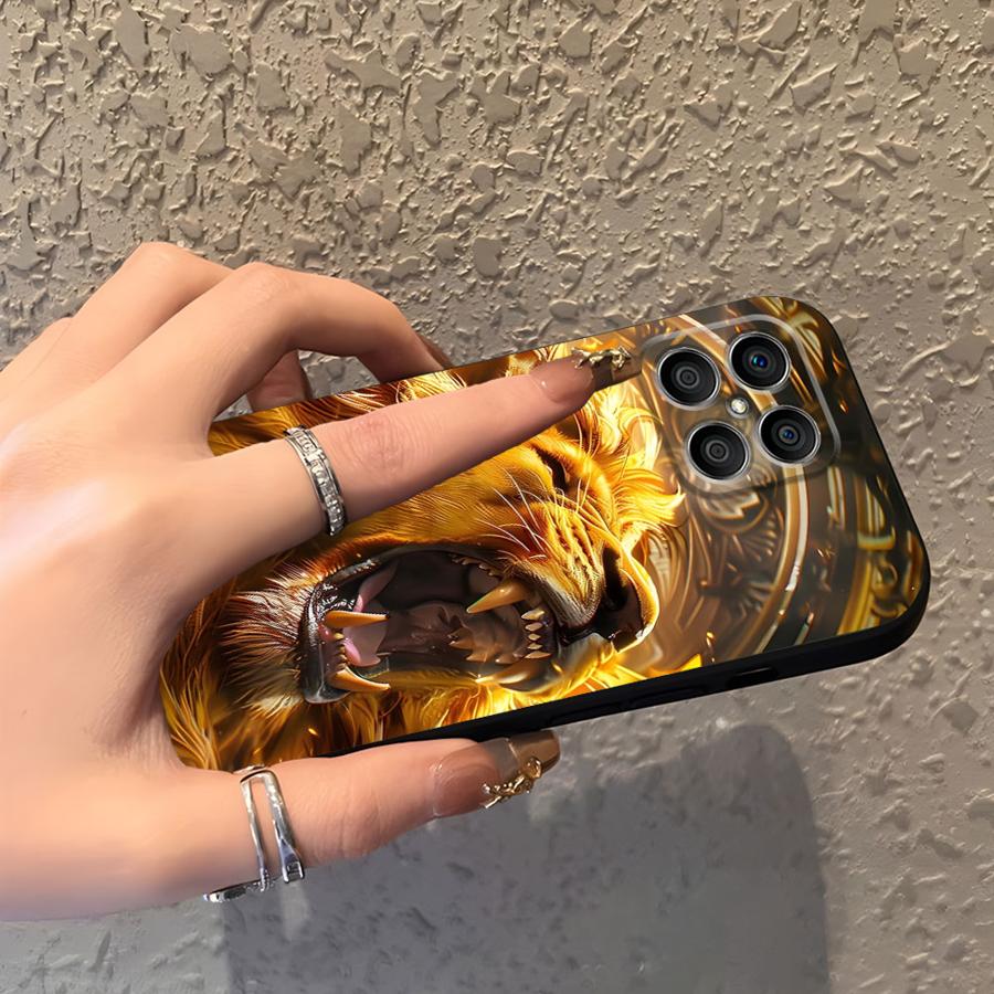 Funda Phone Cover Case for Honor X9a X8 X7 8X 200 400 Lite 70 90 X6 X5b Magic5Lite Cool Tiger Lion