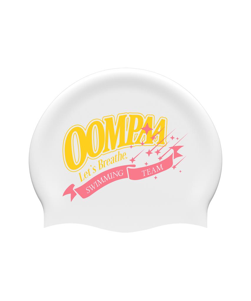 Umpa Flag White Swim Cap