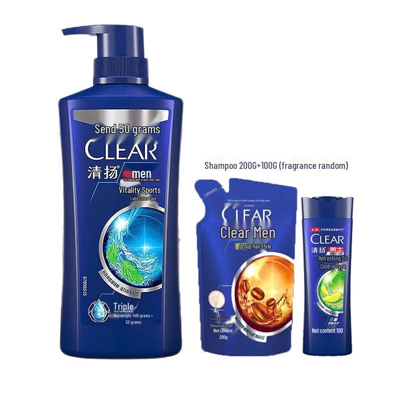 

CLEAR Men s Anti-Dandruff Shampoo Vitality Sport Mint Set