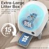 Large Capacity Automatic Cats Litter Boxes Self Cleaning Cat Litter Box with WiFi Connect Smart App for Indoor Kitty Small Cats