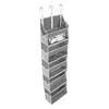 5 Tier Behind Door Storage Bag Breathable Space Saving Hanging Storage Holder with 10 Side Pockets for Toys Clothing