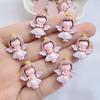 10/20Stuks Hars Kawaii Cartoon Engel Meisje Flatback Steen Interieur Prinses Fee Beeldje Plakboek Diy Accessoires Ambachten