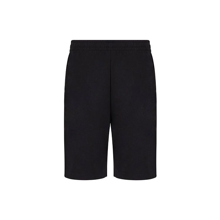 Emporio Armani Logo Print Cotton Shorts Men shorts Black 3KPS73-PJ05Z-1200
