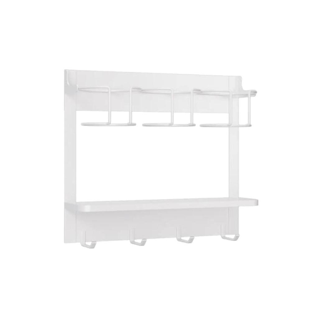 Wall-mounted Fridge Cup Holder Metal Water Bottle Organizer  Easy Installation