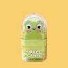 1/4pcs Pocket-Sized Space-Themed Eraser with Cute Astronaut & Rocket - Durable Rubber Erasers Suitable for Office