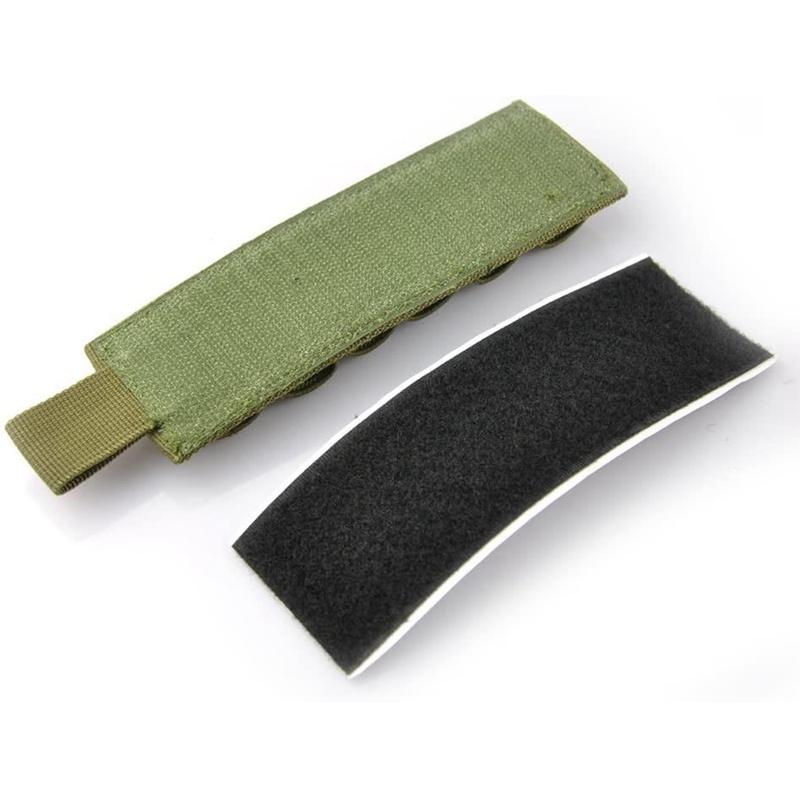 Tactical 6/9 Round Ammunition Bag 12/20GA Shotgun Portable Velcro Attachment Bag Circular Rifle Bullet Holder.