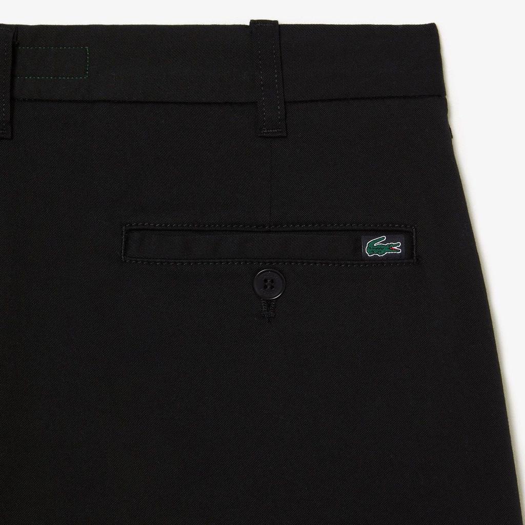 Lacoste Mens Cotton Stretch Tapered Chinos