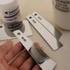 Stainless Steel Mirror Polishing Scraper Wiping Glue Bed Surface Treatment Agent Handmade DIY Leather Molding Sheet