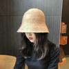 WTEMPO Spring Fall Winter Knitted Bucket Hats Women Solid Color Casual Woolen Hats Versatile Shopping Travel Hats