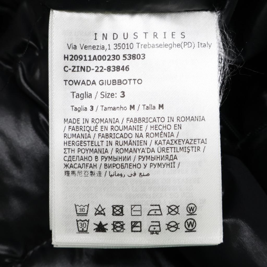 MONCLER [Good condition/22 year old model] H20911A00230 TOWADA Down Flight Jacket 3 blackUsed