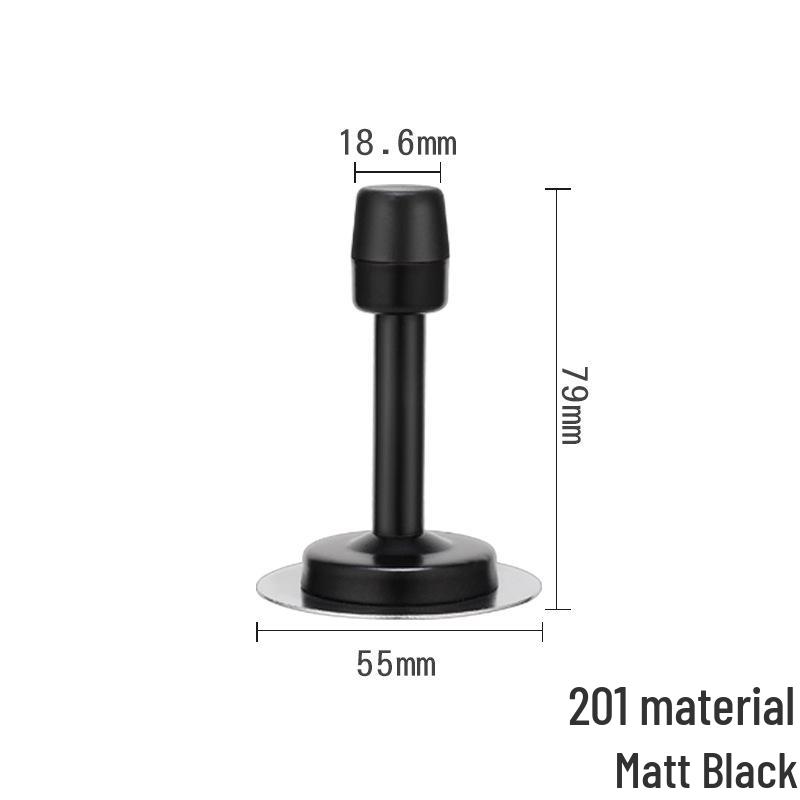 Non-Punch Anti-Collision Door Stopper & Suction Bumper for Secure Entry and Bathroom Doors