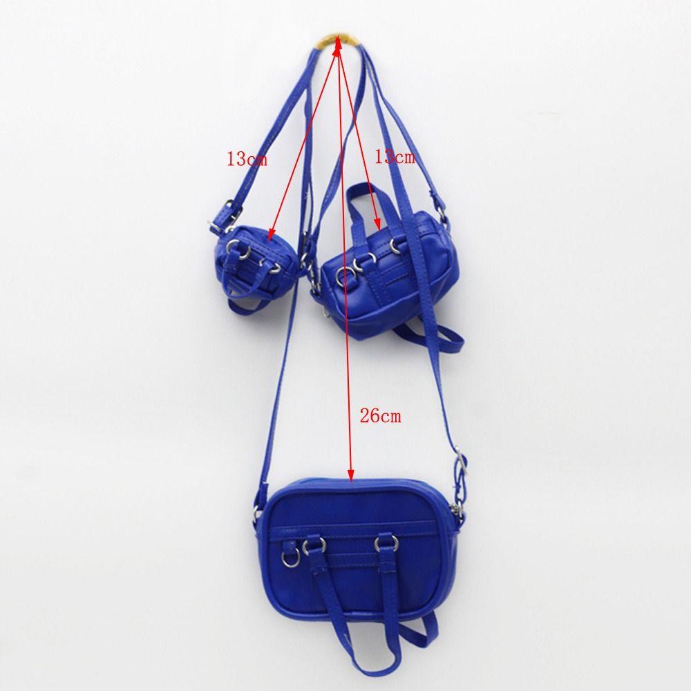 Cute BJD Doll Crossbody Bag Colorful Kids Handbag Toys Plush Toys Bag Plush Doll Bag  Kids