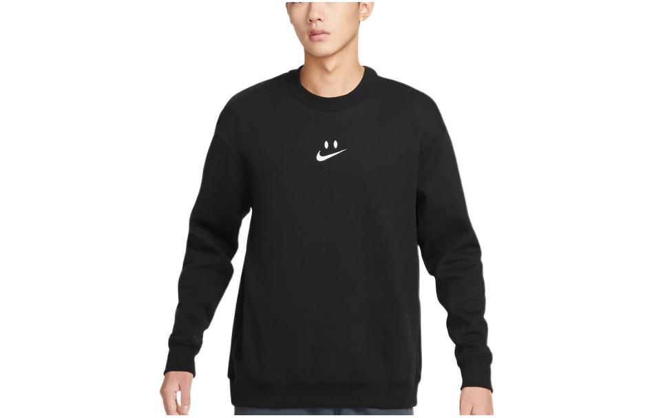 

Nike Sweatshirts Men s Black Crew Neck Thickened Regular FB8969-010 M