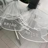 Bridal Veil Bachelorette Party Bride Wedding Veil Future Mrs Gift Bride To Be Accessories Gift Wedding Engagement Bridal Shower