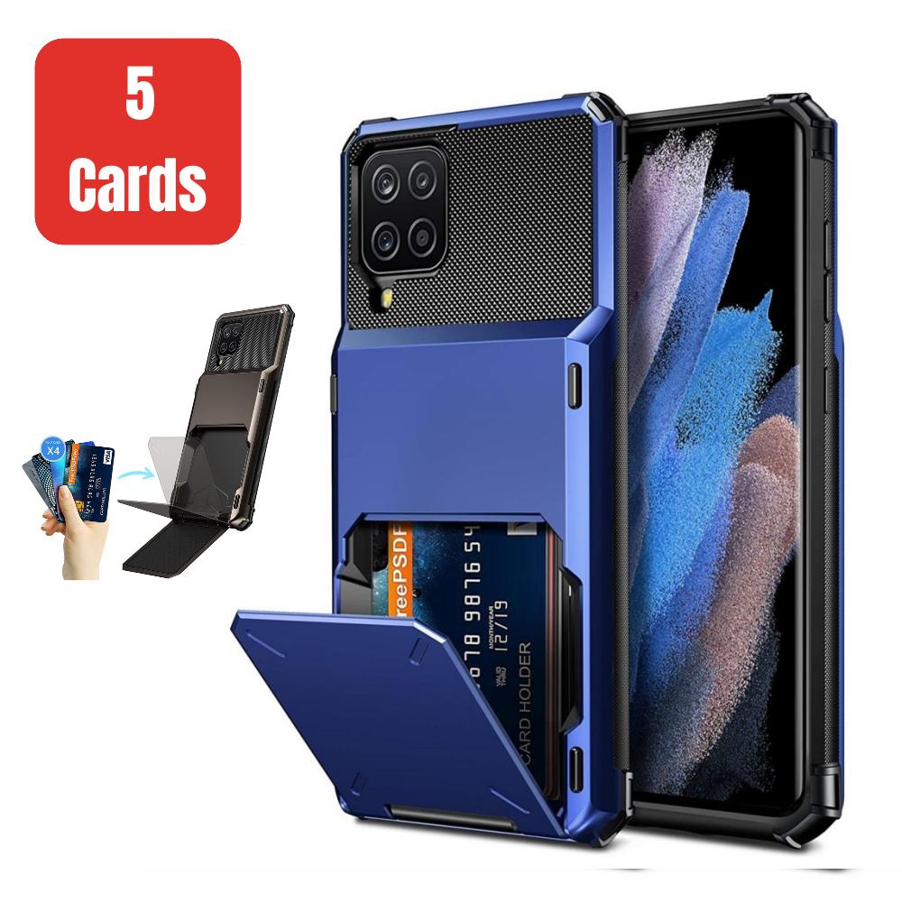 Case For Phone Yulin-003 For For Samsung Galaxy A12 A13 A22 A32 5G A7 A8 A9 Case Flip Card Slots Business Armor Cover For For Samsung A12 5G Funda Coque