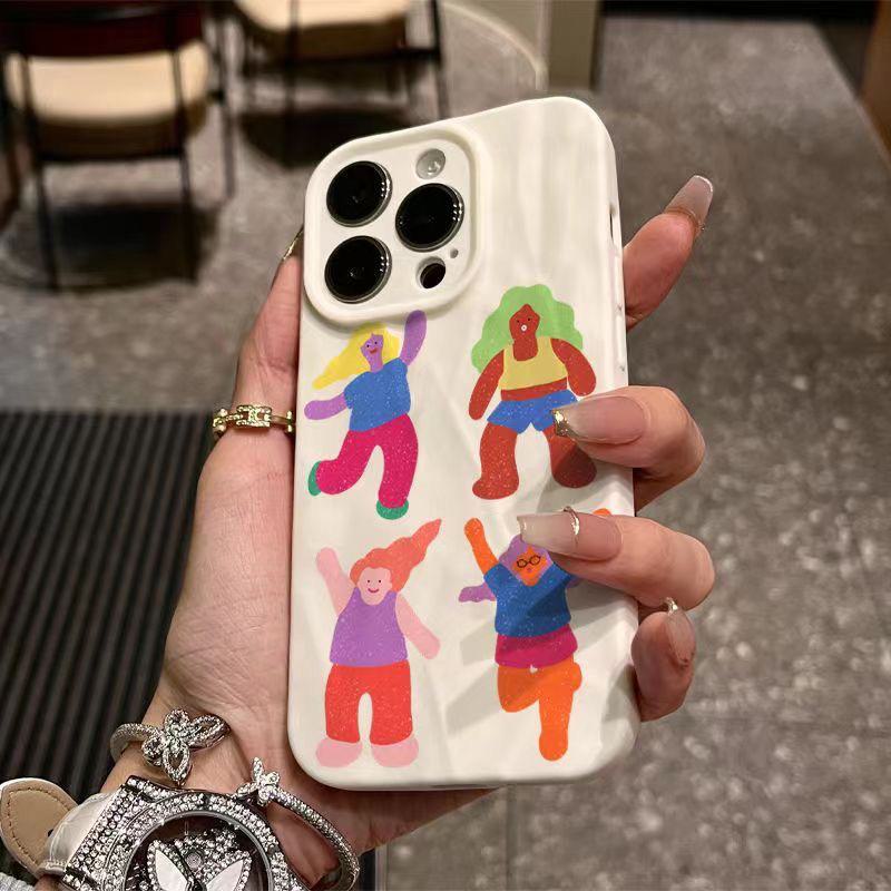 

Красочные танцующие фигурки для Apple X/XS/XR/XS MAX/11/12/13/14/15/7P/8P/14P 14 Pro