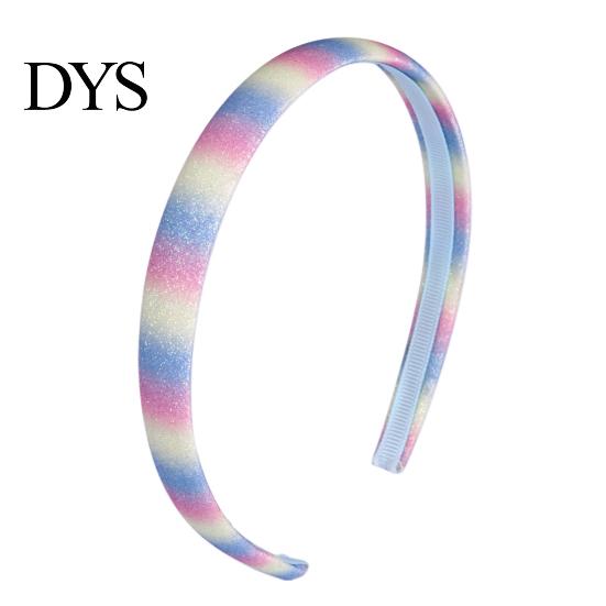 Kinder Haaraccessoire Meisjes Hoofdband met Gladde Tandkam Anti-slip Ontwerp Regenboog Kleurverloop Hartjes Sterren Decoratie Hoepel Anti-slip Hoofdband