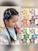 Large Matte Five-Pointed Star Hair Clip for Girls