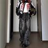 Unisex Retro Graffiti Wide-Leg Jeans: American High-Street Style