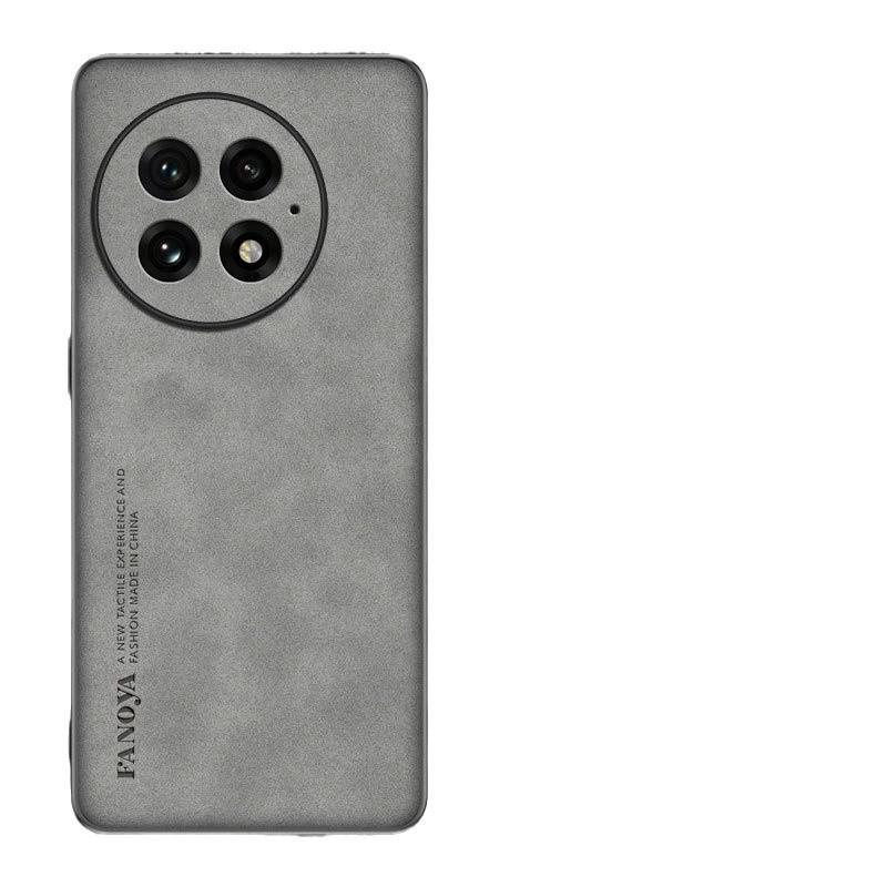 Elegantní pouzdro z ovčí kůže pro OnePlus 13: Plné krytí, Odolný proti pádu, Šetrný k pokožce, Business styl